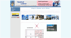 Desktop Screenshot of gasthofleitner.info